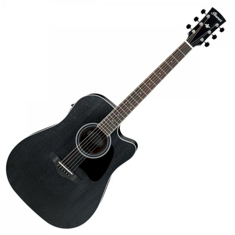 Ibanez AW84CE Weathered Black