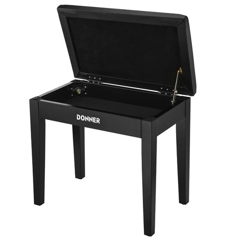 Donner Bench pianokrakk black 