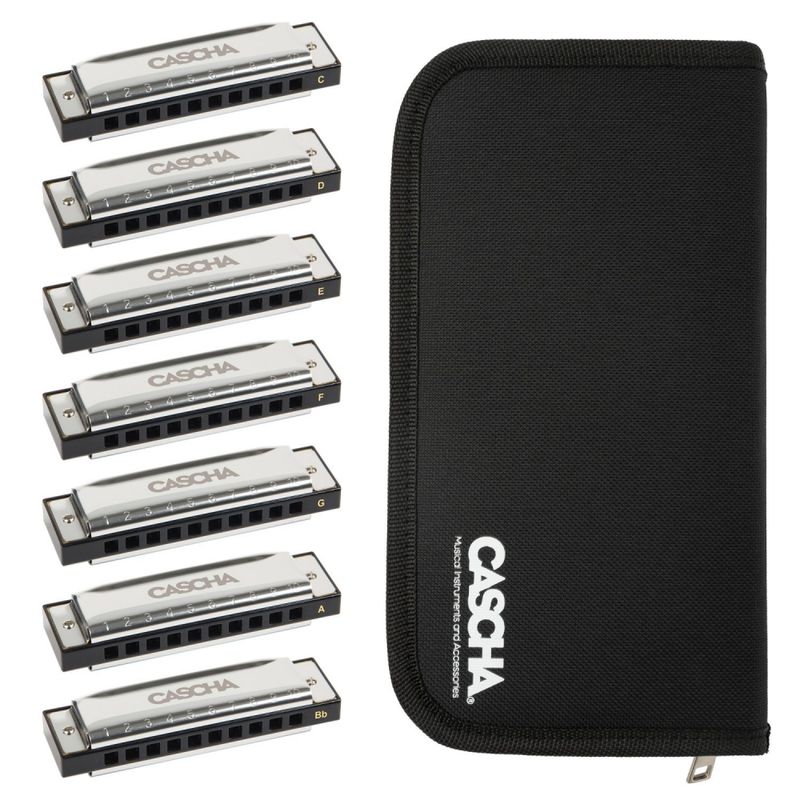 Cascha Blues Series Harmonica Set - HH 2223.