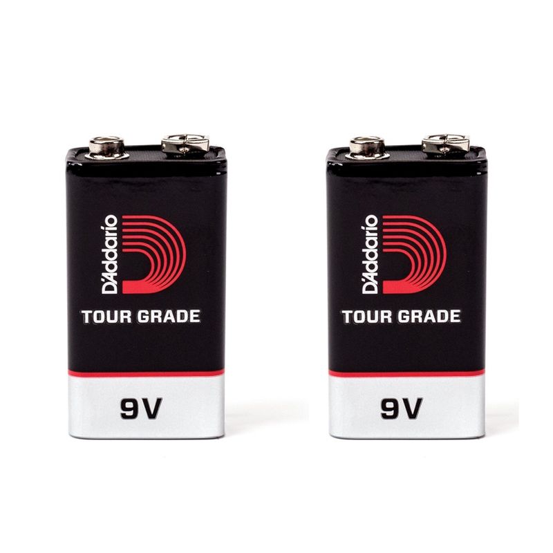 Daddario PW-9V-02 2-pack 9V Battery.