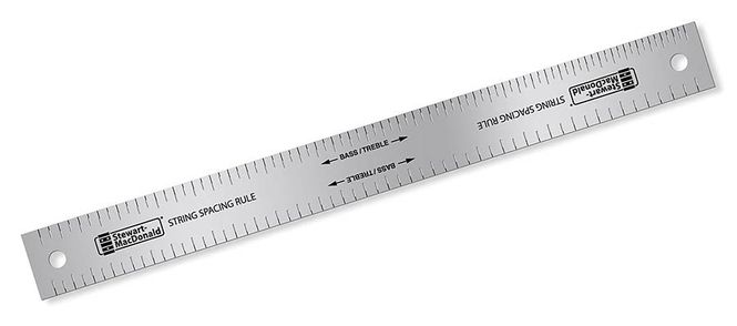 Hovedbilde StewMac string spacing rule SM0673