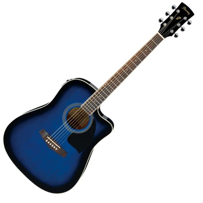 Hovedbilde Ibanez PF15ECE-TBS Transparent Blue Sunburst