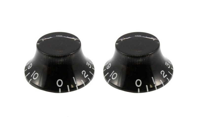 Allparts PK-0140-023 Black Bell Knobs
