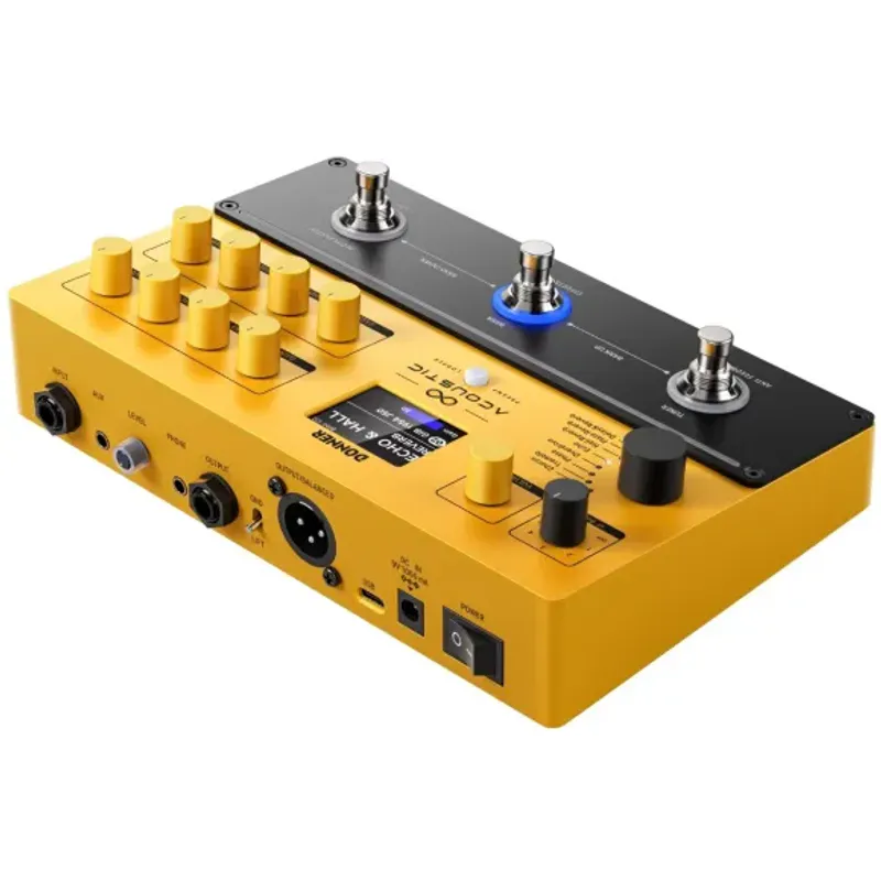 Donner APL akustisk gitar-multieffekt-pedalboard