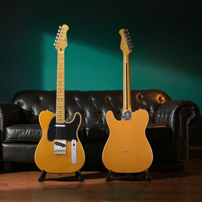 Donner DTL-600 el-gitar butterscotch blonde