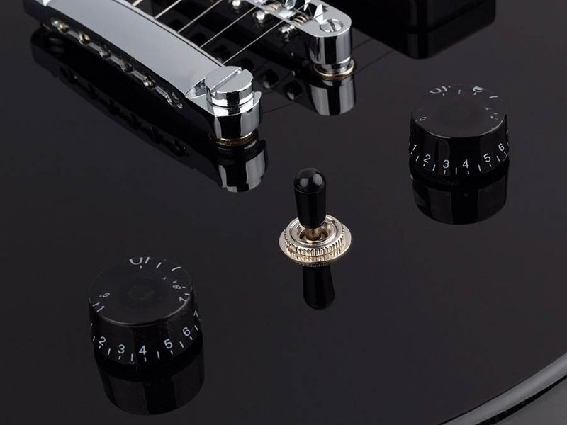 SX EE3J-BK LP Junior style electric guitar