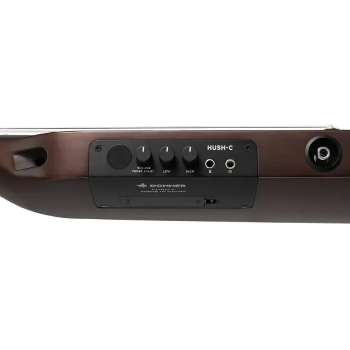 Donner HUSH-C silent spansk gitar sunburst