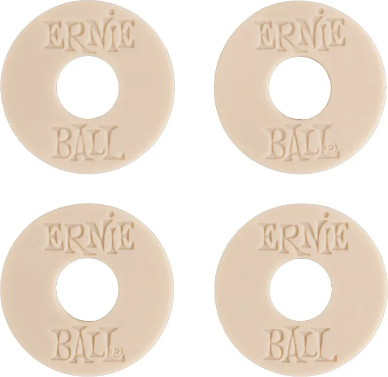 Ernie Ball 5625 Strap Blocks, Gray, 4 pc