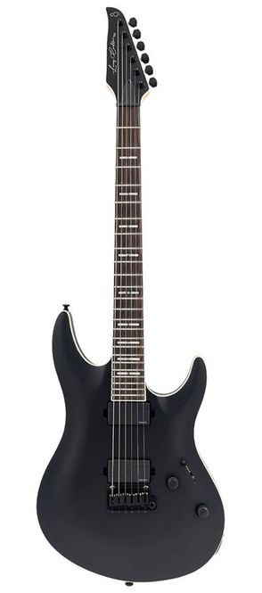 Hovedbilde Sire Y10/BKS alder electric guitar black satin, ...