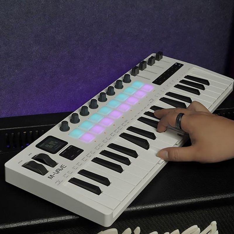 M-vave SMK-37 Pro bluetooth midi-tastatur