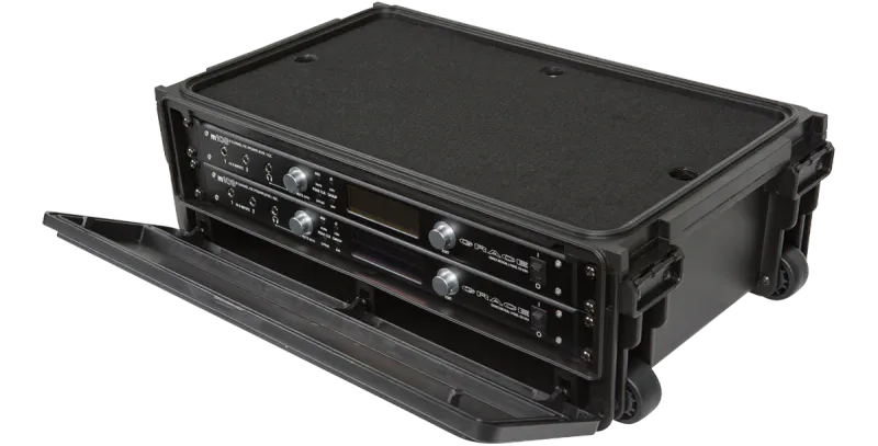 SKB Cases 1SKB-iSF2U Studio Flyer 2U rack Case