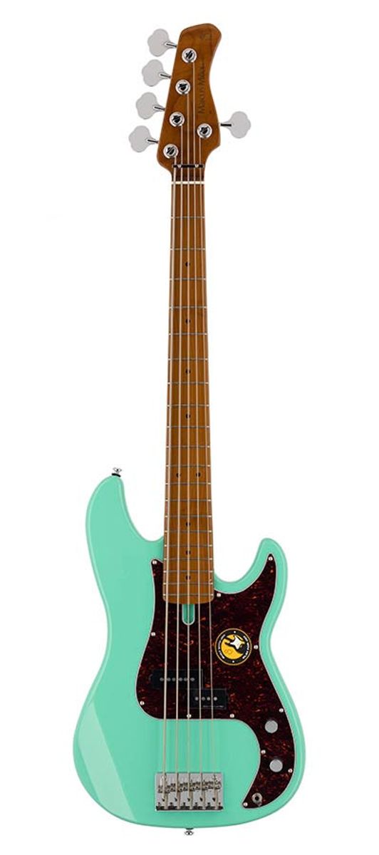 Sire P5 A5/MLG Marcus Miller alder 5-string passive bass guitar mild green