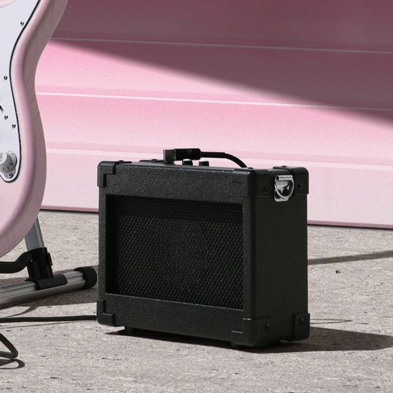Donner DST-80 el-gitar pakke shell pink