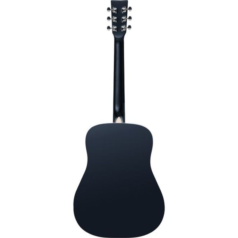 Sant Guitars AC-84L SBK venstrehendt-stålstrengsgitar satin black