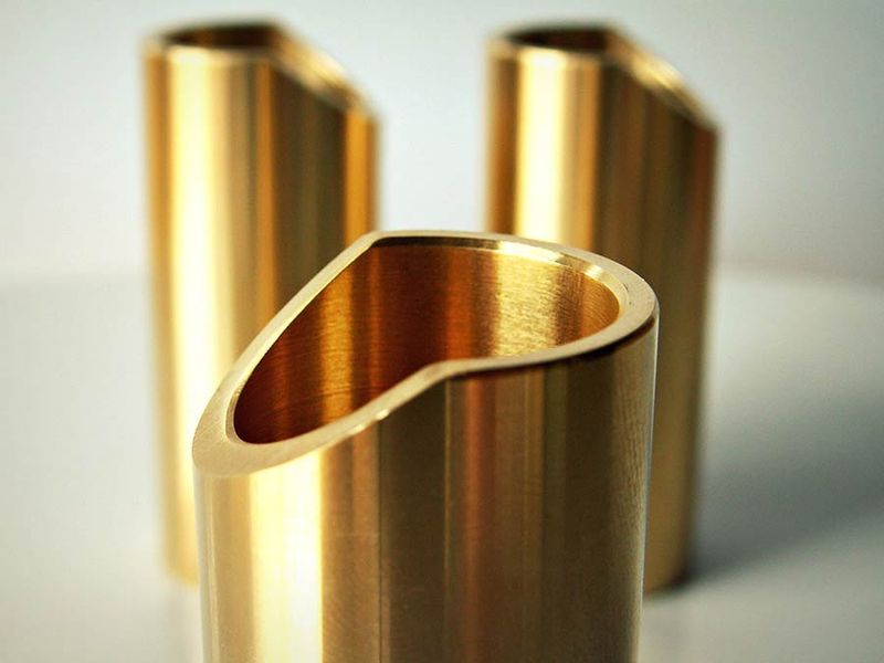 The Rock Slide TRS-LB polished brass slide size L (inside 20.5 - length 59.0mm)