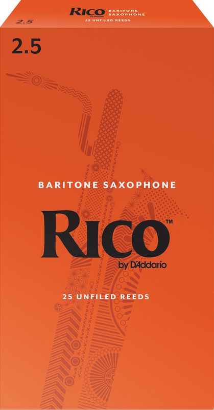 Daddario Rico RLA2525 baryton-sax 25p 2.5 Fliser