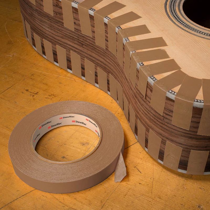StewMac brown binding tape SM0588