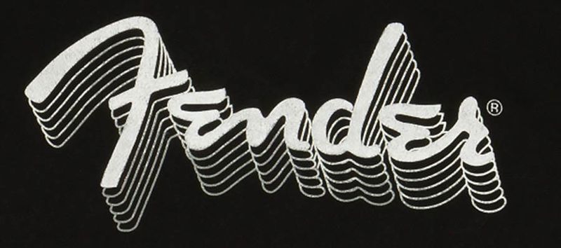 Fender Clothing reflective hoodie XL, Svart