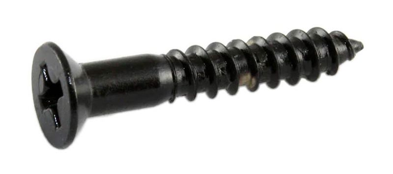 Allparts Broskruer Svart #8x1'' 5-pk