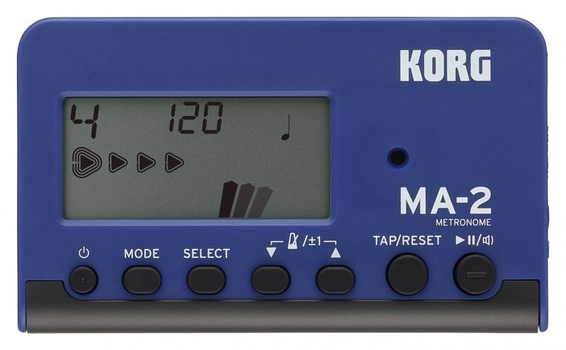 KORG MA-2-BLBK Metronome, Blue and black.