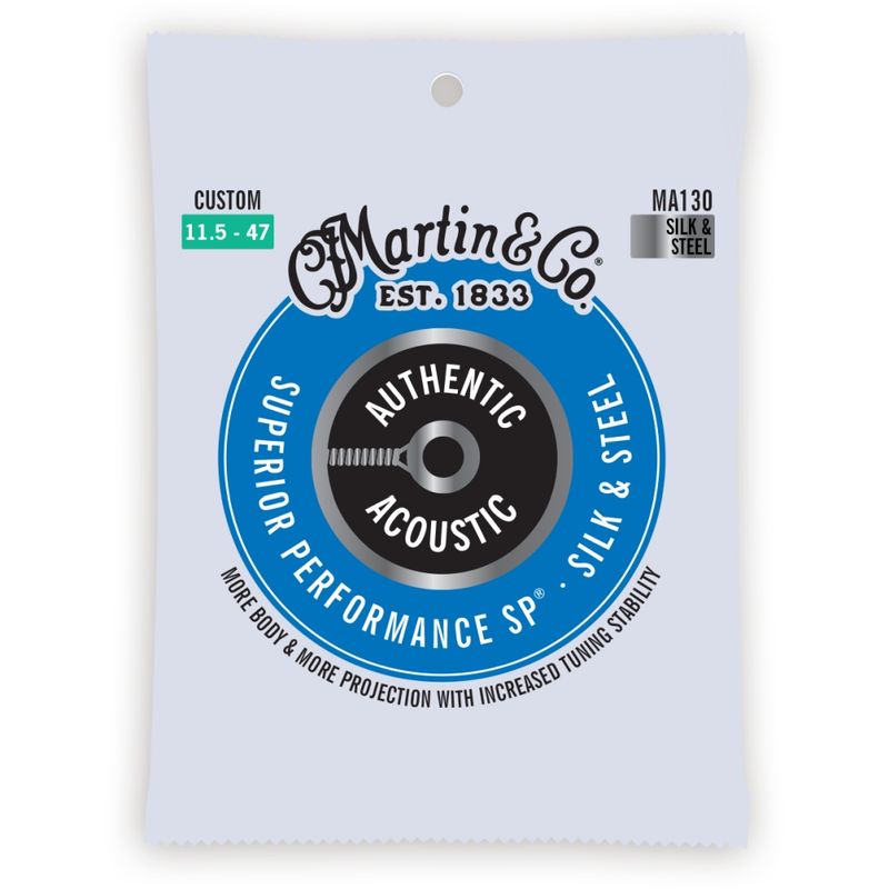 Martin Guitar MA130 Authentic Acoustic SP - Silk & Steel 0115-047
