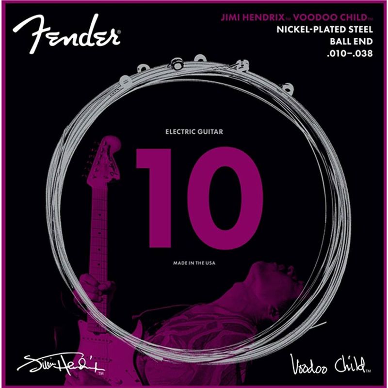 Fender Jimi Hendrix Voodo Child Nickel-Plated Steel Ball 010-038