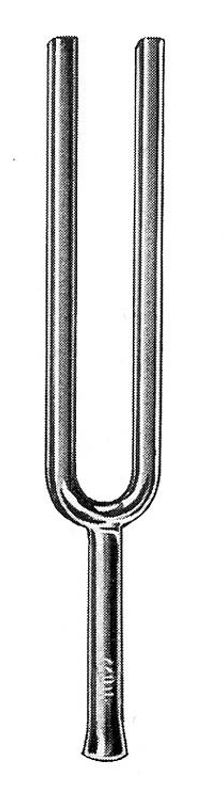 Stemmegaffel A 440 Hz, rund type