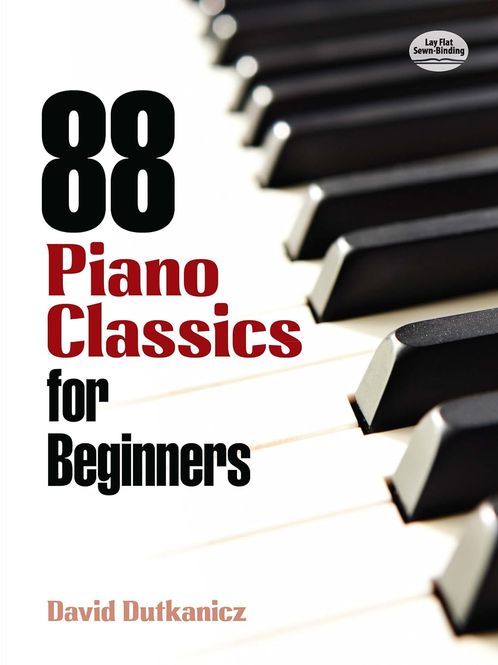 Hovedbilde 88 PIANO CLASSICS FOR BEGINNERS