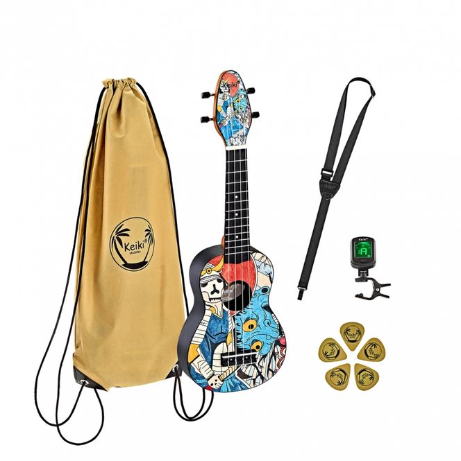 Hovedbilde Ortega K2-SR Keiki Sopran Paket - Samurai