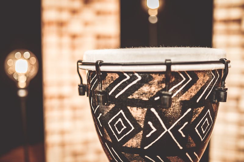 Meinl Percussion ADJ10-KA Djembe Synthetic 10'' Alpine Series