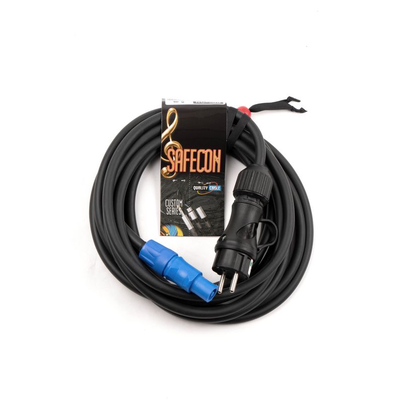 SAFECON RR02GN 5M Schuko Powercon
