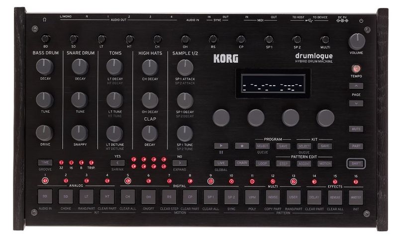 KORG DRUMLOGUE Hybrid Drum Machine