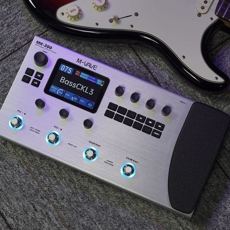 M-vave MK-300 gitar-multieffekt-pedalbrett