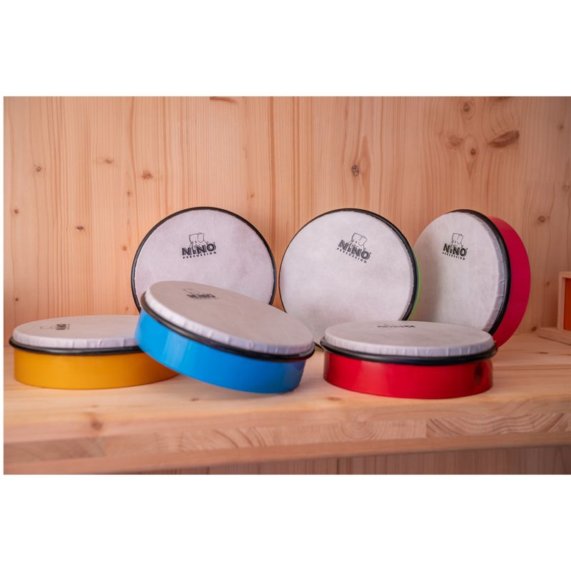 NINO Percussion NINOSET45 Percussion sortiment 6 pcs, 8'' med ba