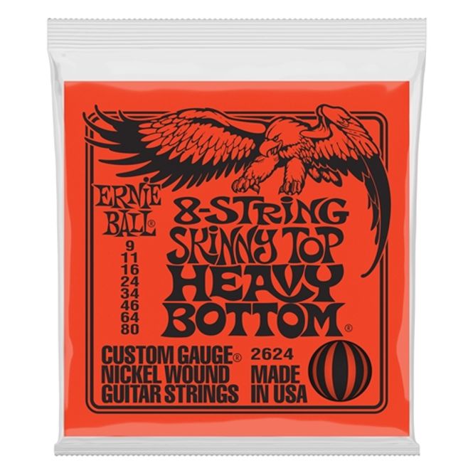 Hovedbilde Ernie Ball 2624 8-String Skinny Top Heavy Bottom