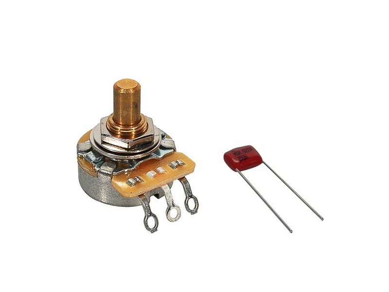Fender Genuine Replacement Part 500K Potentiometer Screw-Mount K