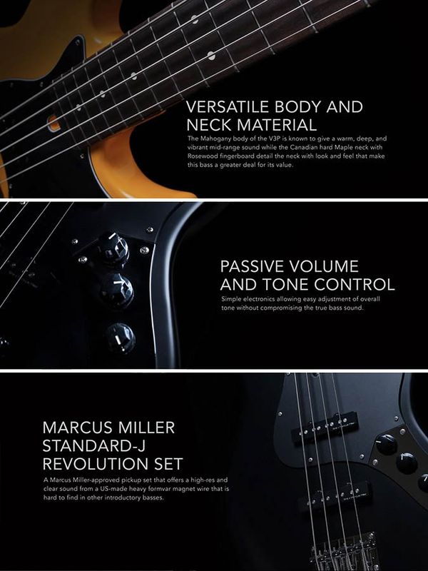 Sire V3P 5/SNB Marcus Miller 5-string passive bass guitar sonic blue