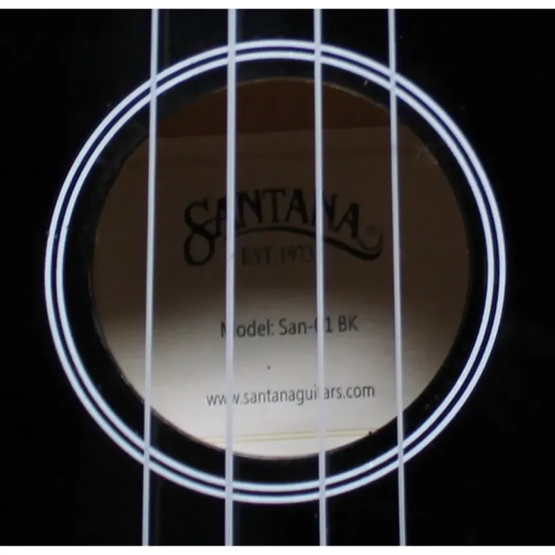 Santana 01 BK ukulele black 