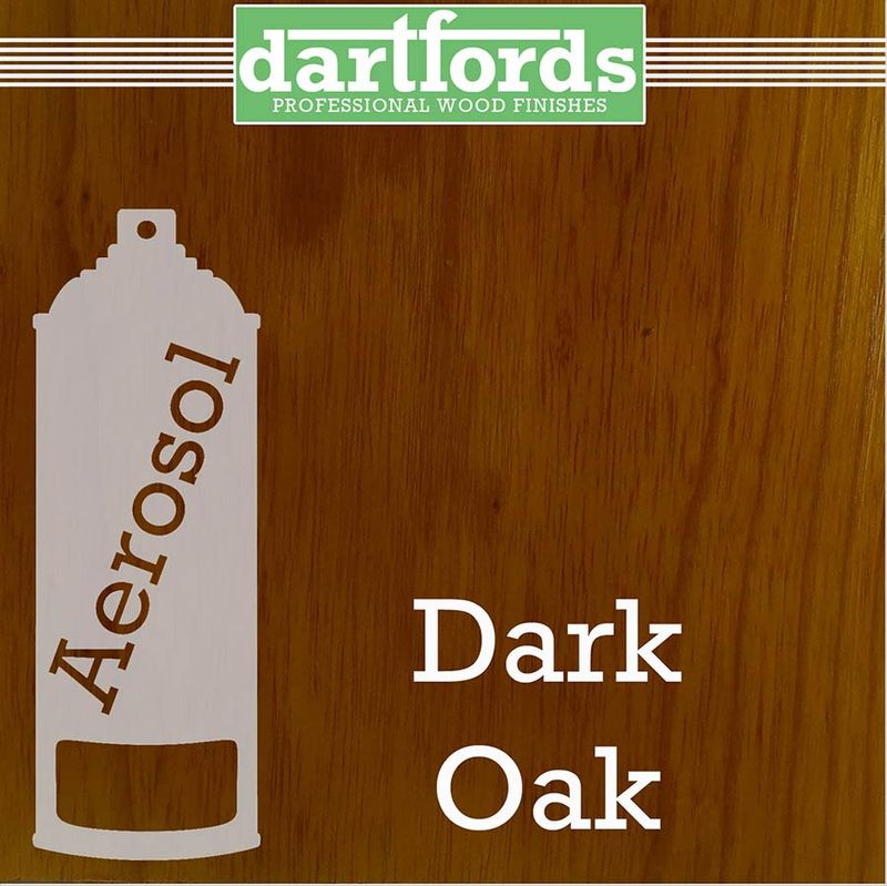 Dartfords RF0803 Nitrocellulose Lacquer Dark Oak - 400ml aerosol