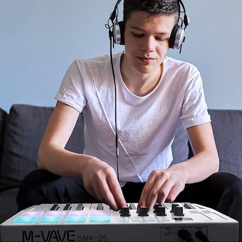 M-vave SMK-25 bluetooth midi-keyboard