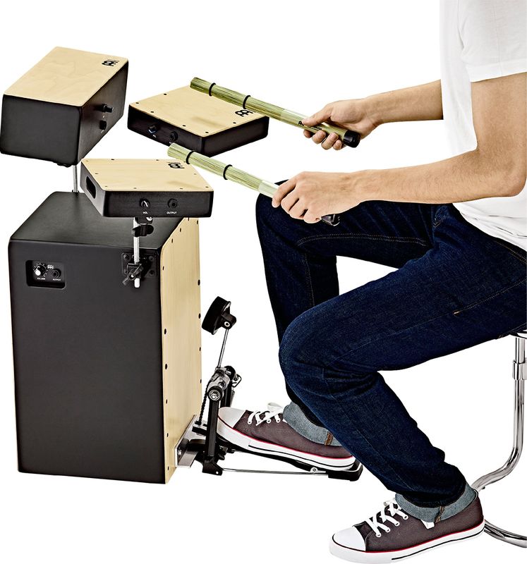 Meinl Percussion PBASSCAJ-KIT Cocktail Cajon Kit 