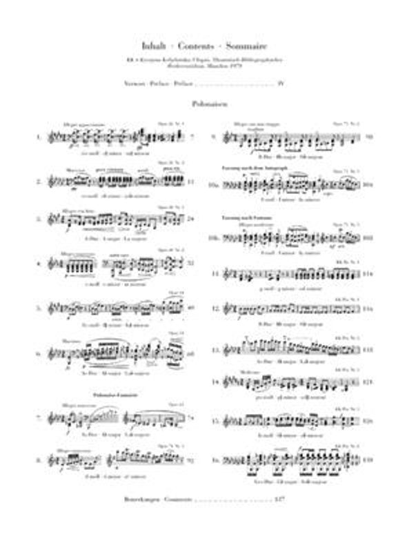 Polonaises - Solo Piano Frederick Chopin