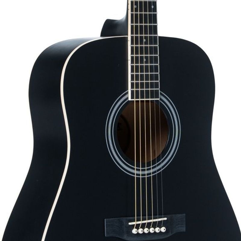 Sant Guitars AC-84 SBK stålstrengsgitar satin black