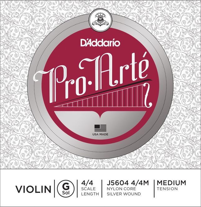 Hovedbilde D'addario fiolinstrenger G 4/4 Medium Tension ...