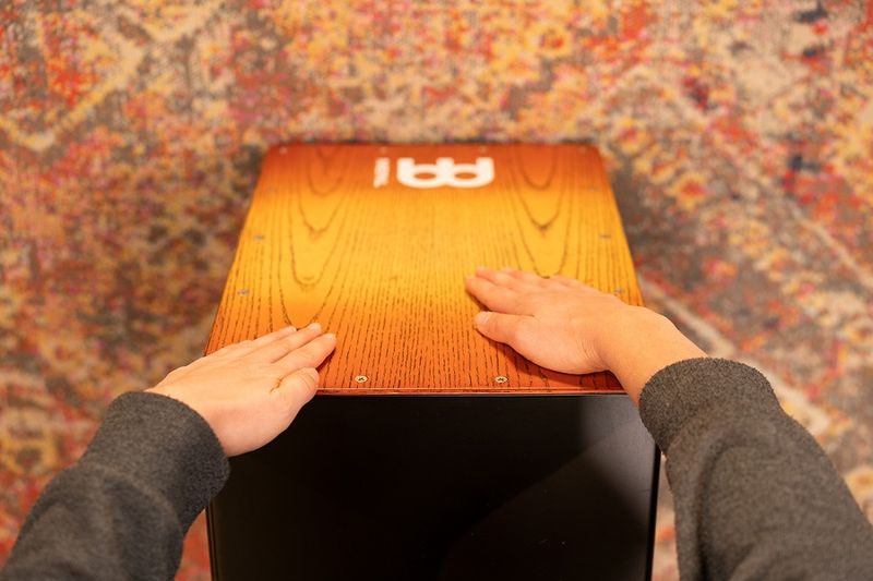 Meinl Percussion MCAJ100BK-SAF Headliner Snare Cajon Black