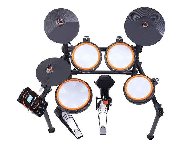 Medeli MZ528 digital drum kit all dual zone with mesh heads 10S