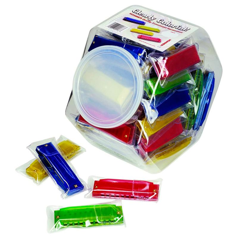 HOHNER TRANSLUCENT DISPLAY CANISTER (48stk ass.)