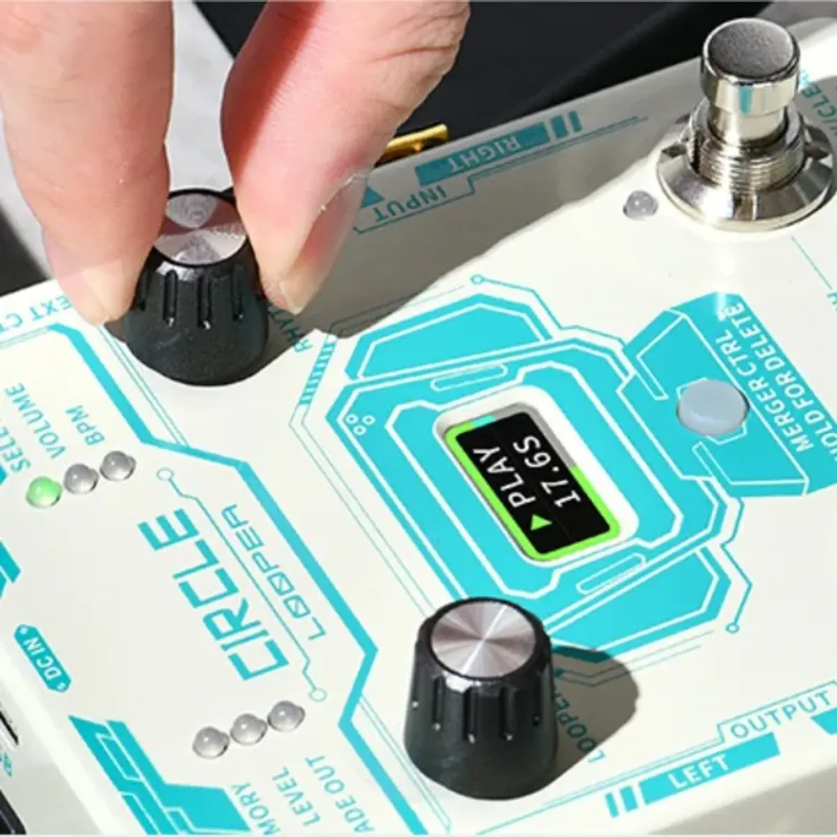 Donner Circle Looper gitar-pedal