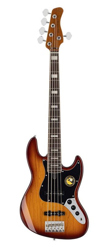 Sire V5R A5/TS Marcus Miller alder 5-string passive bass guitar tobacco sunburst