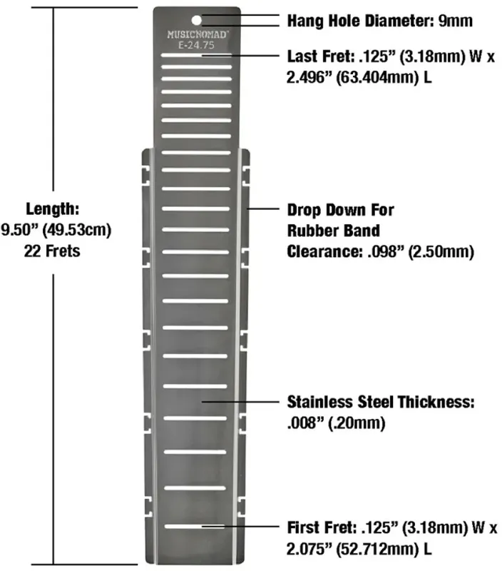 MusicNomad MN804 Fretshield E-24.75